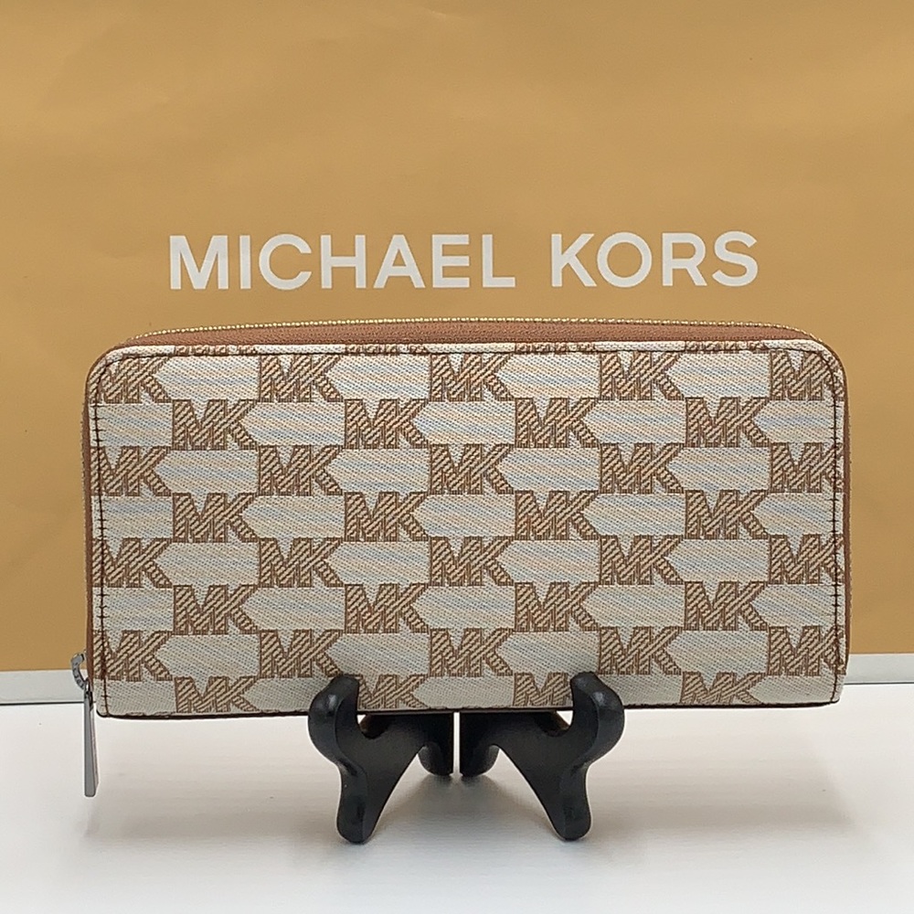 Michael Kors Men’s Women’s Cooper Tech Zip Around Continental Wallet